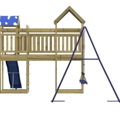 vidaXL Parque infantil de exterior madera de pino impregnada Sale
