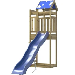 vidaXL Parque infantil de exterior madera de pino impregnada