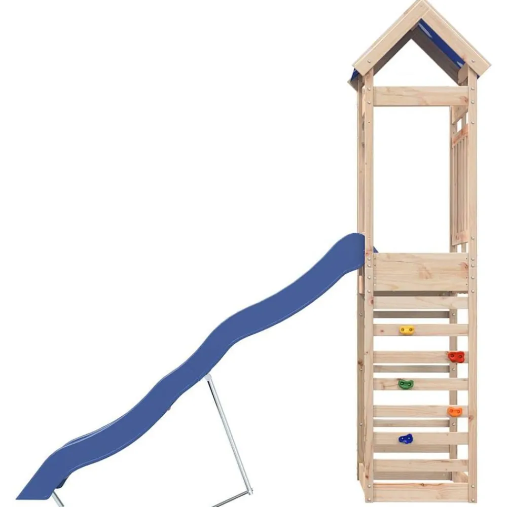 vidaXL Parque infantil de exterior de madera maciza de pino Sale