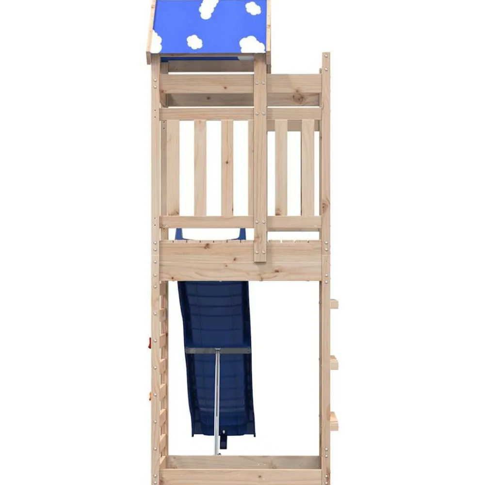 vidaXL Parque infantil de exterior de madera maciza de pino Sale
