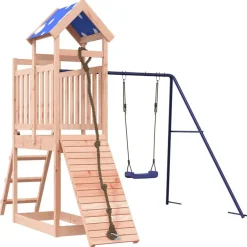 vidaXL Parque infantil de exterior madera maciza Douglas3156935