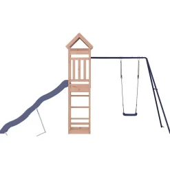 vidaXL Estructuras Para Juegos Al Aire Libre-Parque infantil de exterior madera maciza Douglas3156935
