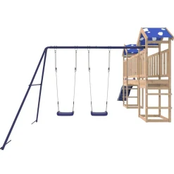 vidaXL Estructuras Para Juegos Al Aire Libre-Parque infantil de exterior de madera maciza de pino