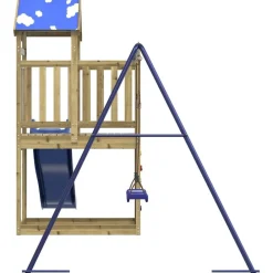 vidaXL Estructuras Para Juegos Al Aire Libre-Parque infantil de exterior madera de pino impregnada