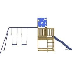 vidaXL Parque infantil de exterior madera de pino impregnada Outlet