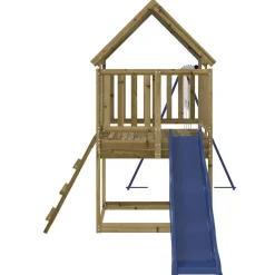vidaXL Parque infantil de exterior madera de pino impregnada Outlet