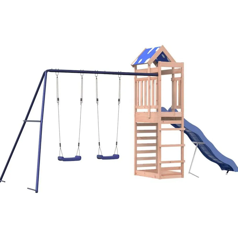 vidaXL Parque infantil de exterior madera maciza Douglas3156935 Outlet