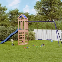 vidaXL Parque infantil de exterior madera maciza Douglas3156935 Outlet