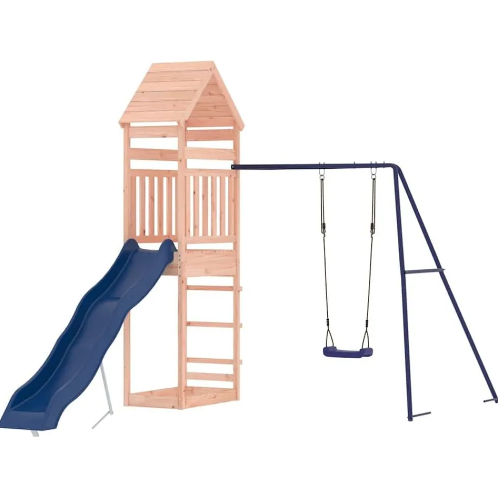 vidaXL Parque infantil de exterior madera maciza Douglas Best