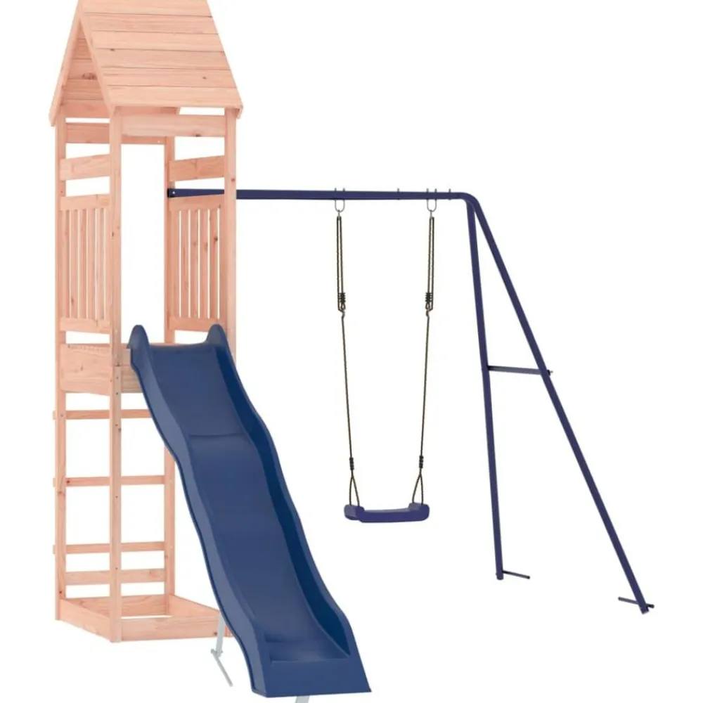 vidaXL Parque infantil de exterior madera maciza Douglas Best