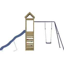 vidaXL Parque infantil de exterior madera de pino impregnada Hot