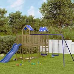 vidaXL Parque infantil de exterior madera de pino impregnada Online