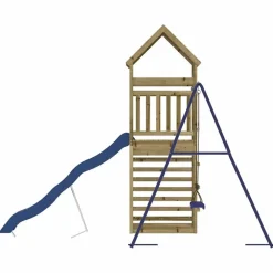 vidaXL Estructuras Para Juegos Al Aire Libre-Parque infantil de exterior madera de pino impregnada