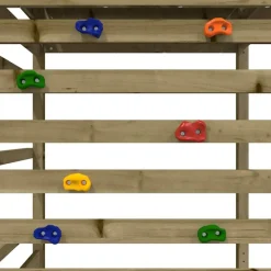vidaXL Estructuras Para Juegos Al Aire Libre-Parque infantil de exterior madera de pino impregnada