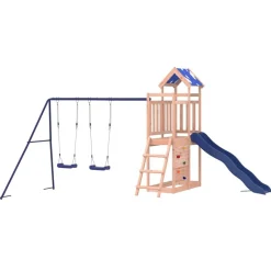 vidaXL Estructuras Para Juegos Al Aire Libre-Parque infantil de exterior madera maciza Douglas3156935