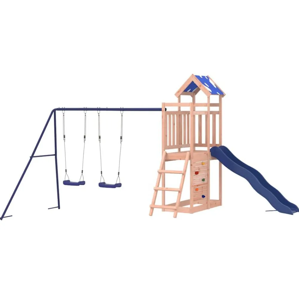 vidaXL Estructuras Para Juegos Al Aire Libre-Parque infantil de exterior madera maciza Douglas3156935