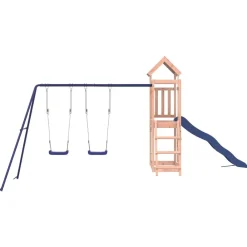 vidaXL Estructuras Para Juegos Al Aire Libre-Parque infantil de exterior madera maciza Douglas3156935