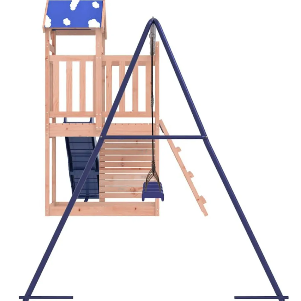 vidaXL Estructuras Para Juegos Al Aire Libre-Parque infantil de exterior madera maciza Douglas3156935