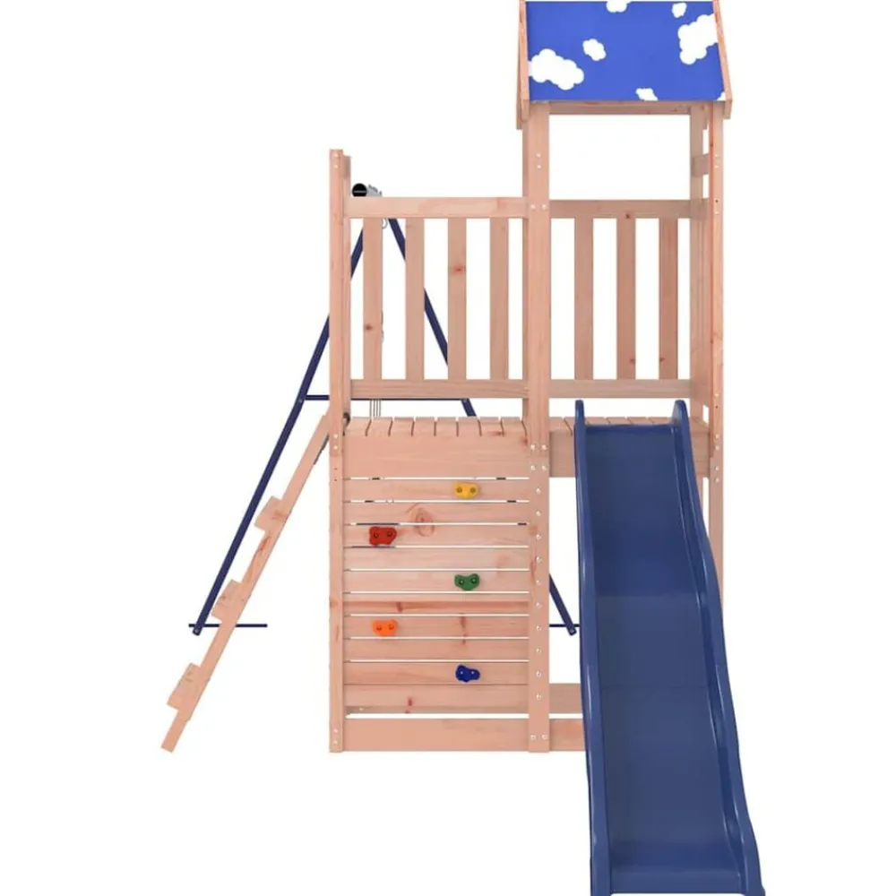 vidaXL Estructuras Para Juegos Al Aire Libre-Parque infantil de exterior madera maciza Douglas3156935