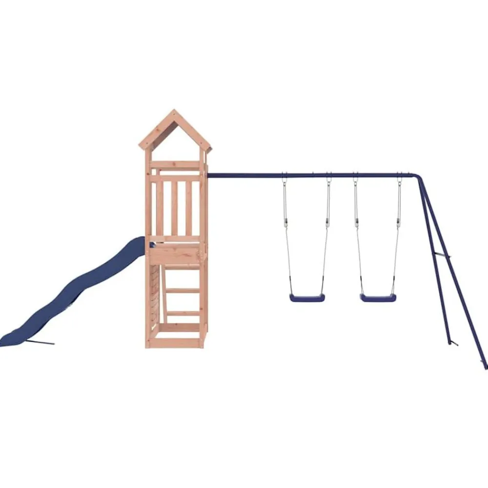 vidaXL Estructuras Para Juegos Al Aire Libre-Parque infantil de exterior madera maciza Douglas3156935