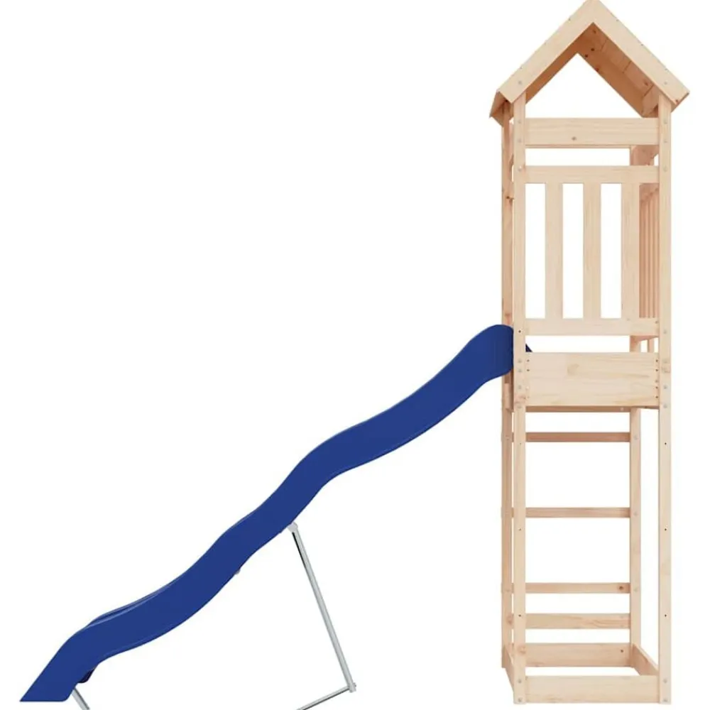 vidaXL Estructuras Para Juegos Al Aire Libre-Parque infantil de exterior madera maciza de pino