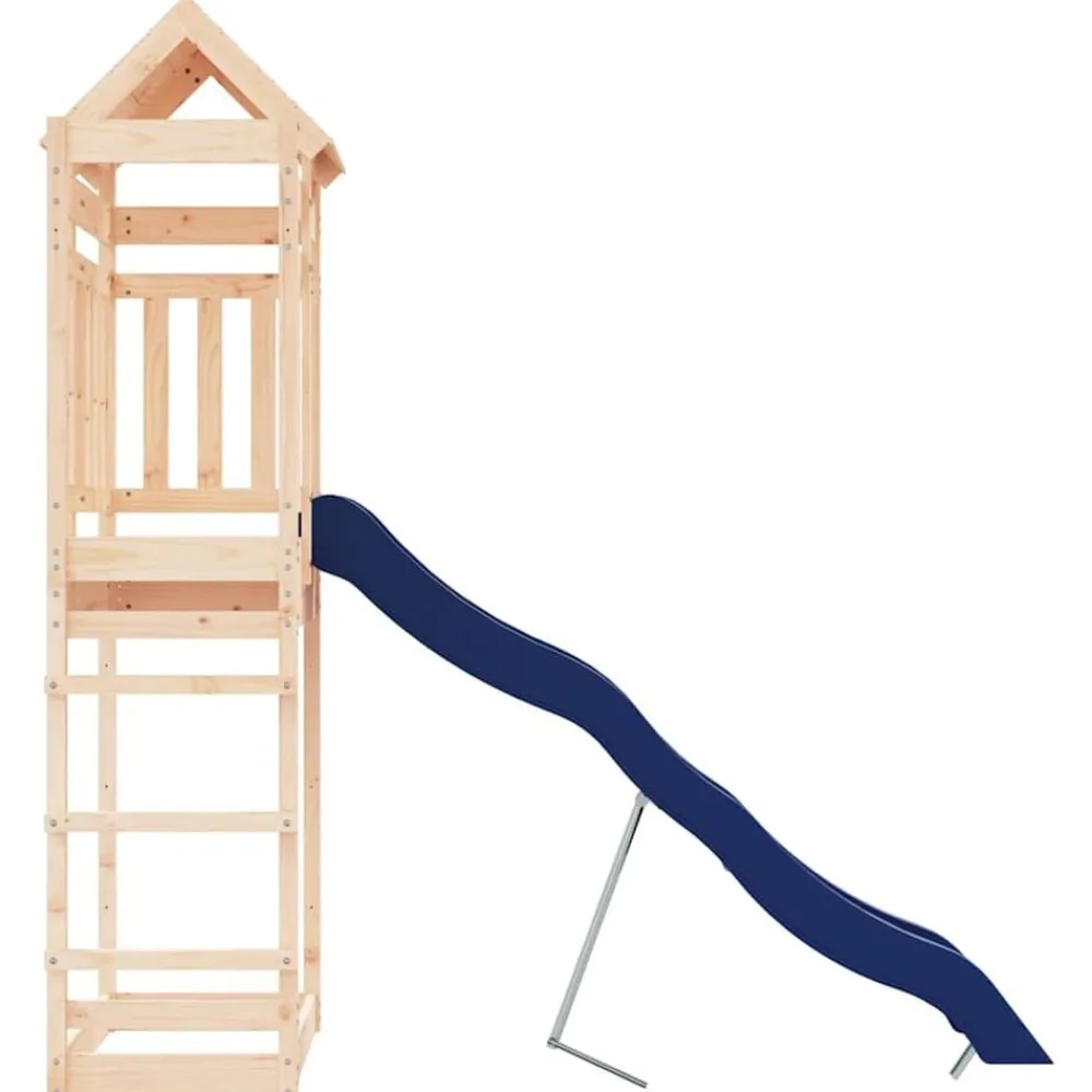 vidaXL Estructuras Para Juegos Al Aire Libre-Parque infantil de exterior madera maciza de pino