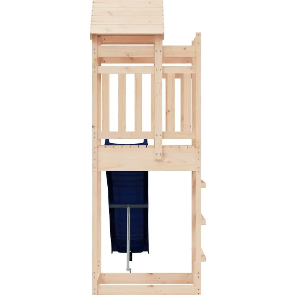 vidaXL Estructuras Para Juegos Al Aire Libre-Parque infantil de exterior madera maciza de pino
