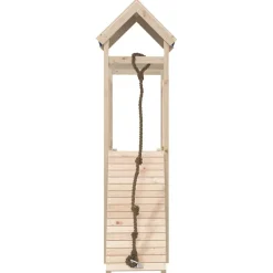 vidaXL Parque infantil de exterior de madera maciza de pino New