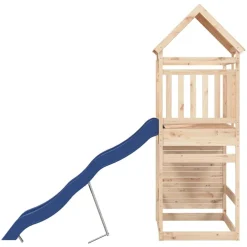 vidaXL Parque infantil de exterior madera maciza de pino New