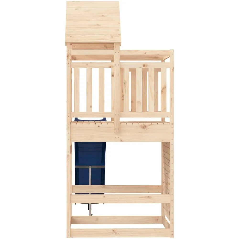 vidaXL Parque infantil de exterior madera maciza de pino New