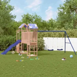 vidaXL Estructuras Para Juegos Al Aire Libre-Parque infantil de exterior madera maciza Douglas3156935