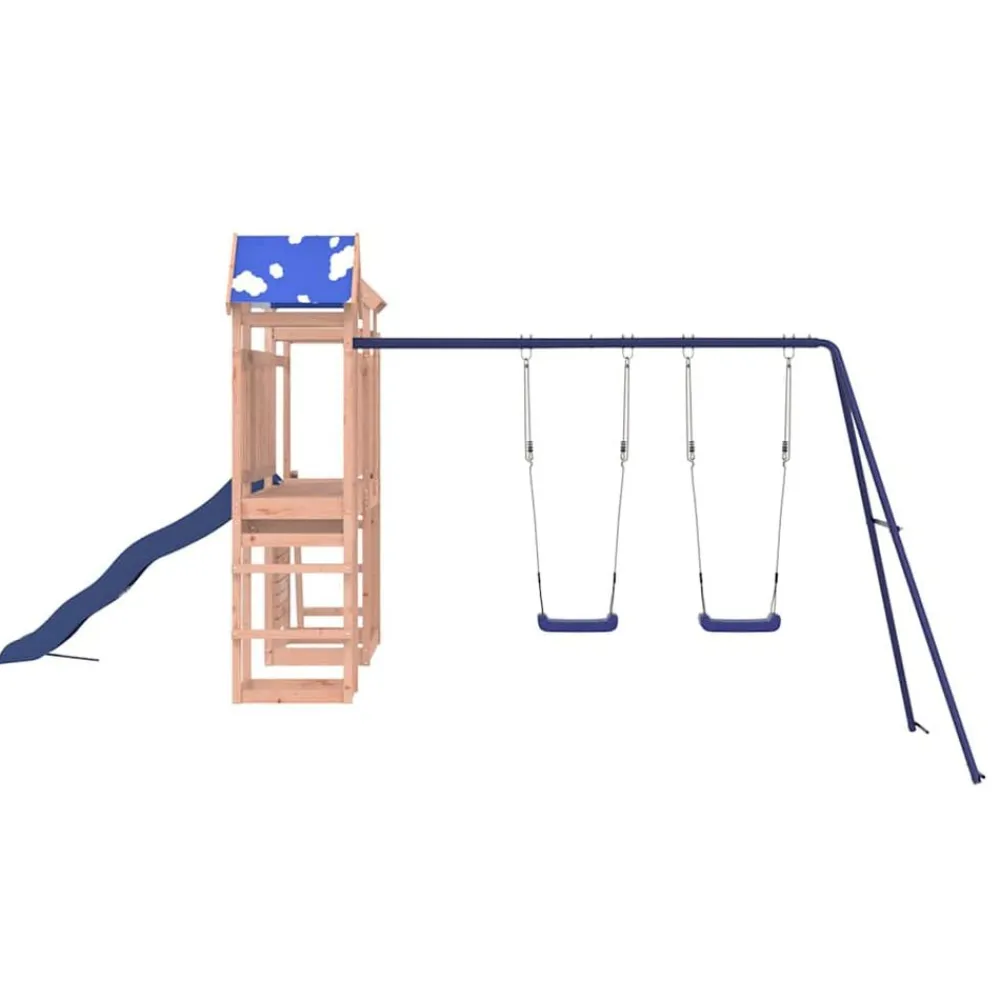 vidaXL Estructuras Para Juegos Al Aire Libre-Parque infantil de exterior madera maciza Douglas3156935