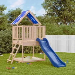 vidaXL Parque infantil de exterior de madera maciza de pino Hot