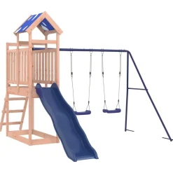 vidaXL Estructuras Para Juegos Al Aire Libre-Parque infantil de exterior madera maciza Douglas3156935