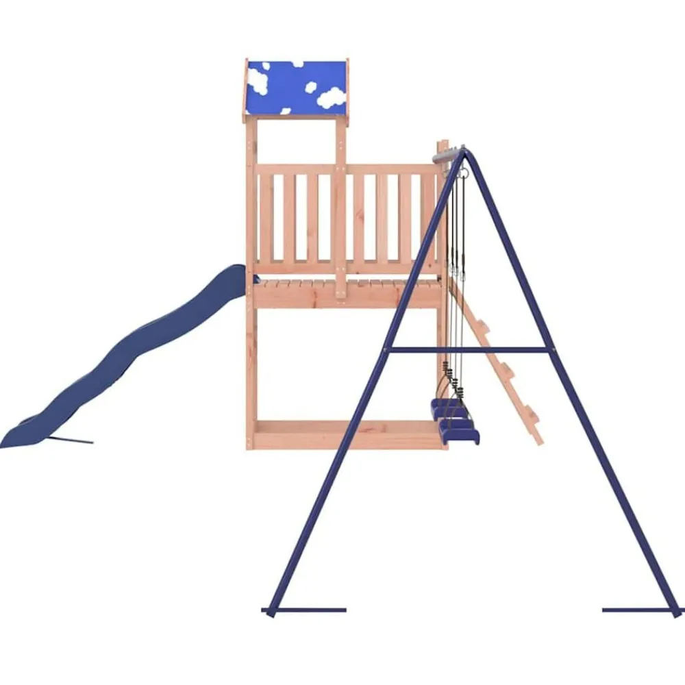 vidaXL Estructuras Para Juegos Al Aire Libre-Parque infantil de exterior madera maciza Douglas3156935