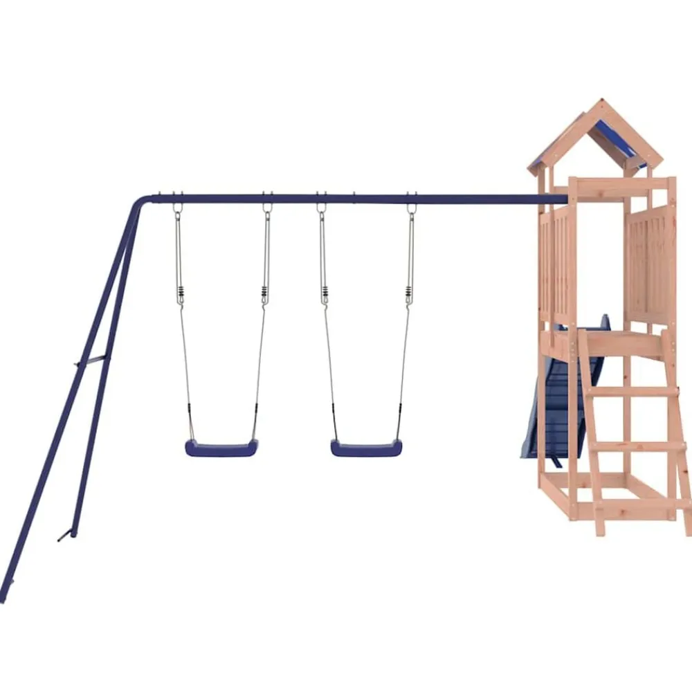 vidaXL Estructuras Para Juegos Al Aire Libre-Parque infantil de exterior madera maciza Douglas3156935