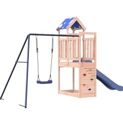 vidaXL Parque infantil de exterior madera maciza Douglas3156935 Clearance