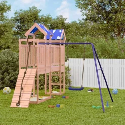 vidaXL Estructuras Para Juegos Al Aire Libre-Parque infantil de exterior madera maciza Douglas3156935