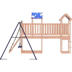vidaXL Estructuras Para Juegos Al Aire Libre-Parque infantil de exterior madera maciza Douglas3156935