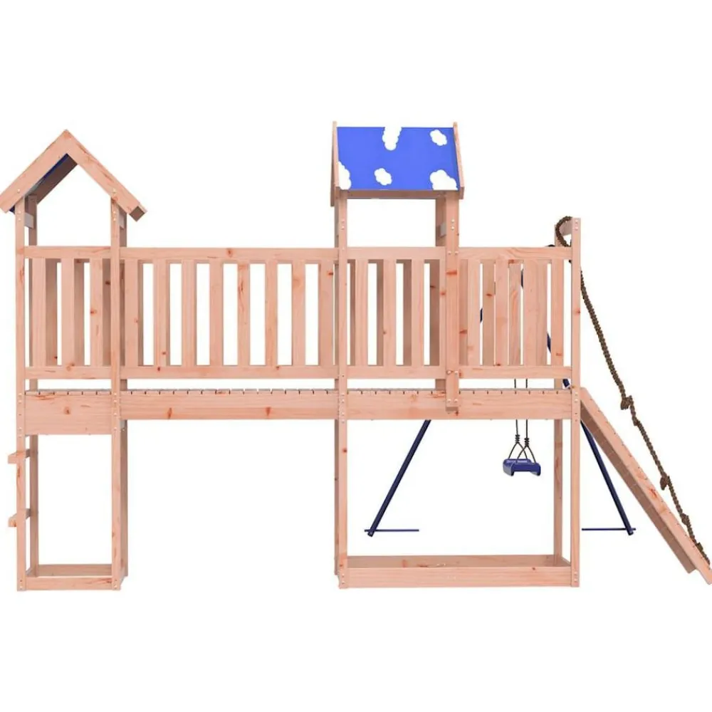 vidaXL Estructuras Para Juegos Al Aire Libre-Parque infantil de exterior madera maciza Douglas3156935