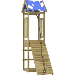 vidaXL Parque infantil de exterior madera de pino impregnada Outlet