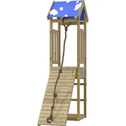 vidaXL Parque infantil de exterior madera de pino impregnada Outlet