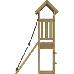 vidaXL Parque infantil de exterior madera de pino impregnada Outlet