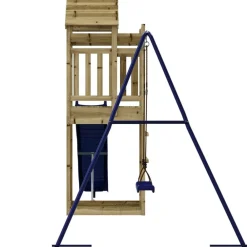 vidaXL Estructuras Para Juegos Al Aire Libre-Parque infantil de exterior madera de pino impregnada