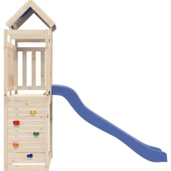 vidaXL Estructuras Para Juegos Al Aire Libre-Parque infantil de exterior de madera maciza de pino