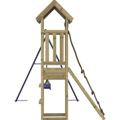 vidaXL Estructuras Para Juegos Al Aire Libre-Parque infantil de exterior madera de pino impregnada