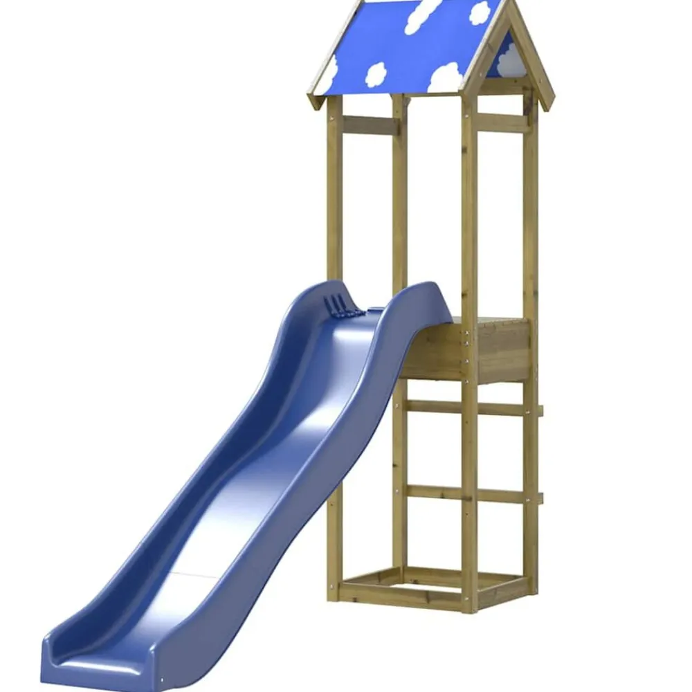 vidaXL Parque infantil de exterior madera de pino impregnada Discount