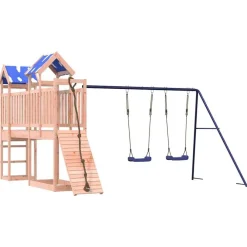 vidaXL Estructuras Para Juegos Al Aire Libre-Parque infantil de exterior madera maciza Douglas3156935
