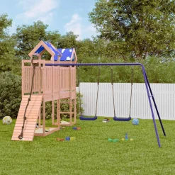 vidaXL Estructuras Para Juegos Al Aire Libre-Parque infantil de exterior madera maciza Douglas3156935