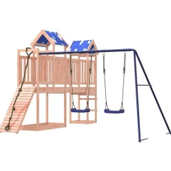 vidaXL Estructuras Para Juegos Al Aire Libre-Parque infantil de exterior madera maciza Douglas3156935